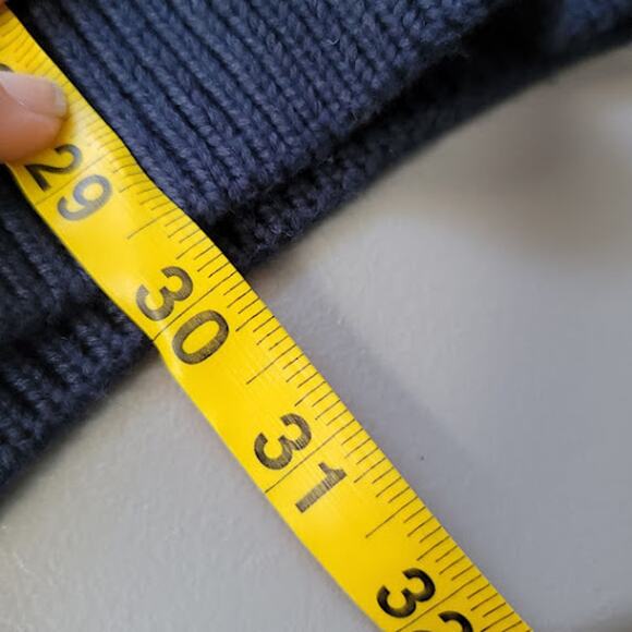 L.L. Bean- Blue and Navy striped sweater- size Large - Picture 5 of 8